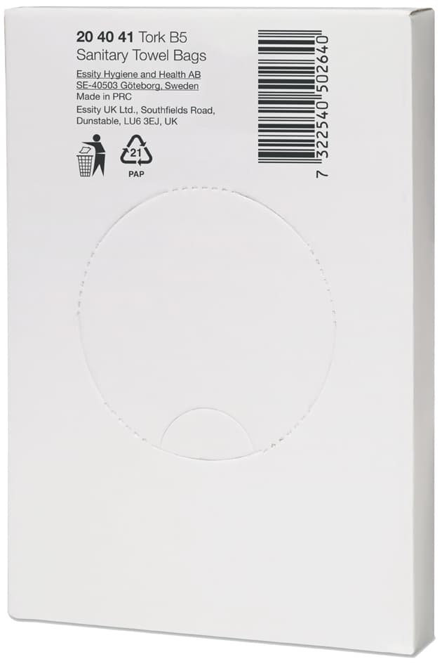 Tork Hdpe-Hygienebeutel Premium, Weiß