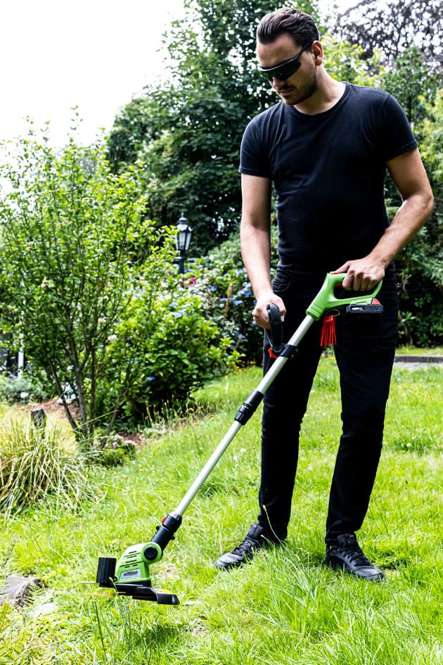 Brüder Mannesmann Akku-Rasentrimmer, 20 Volt