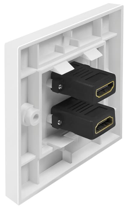 Logilink Anschlussdose, 2x Hdmi Kupplung - Hdmi Kupplung