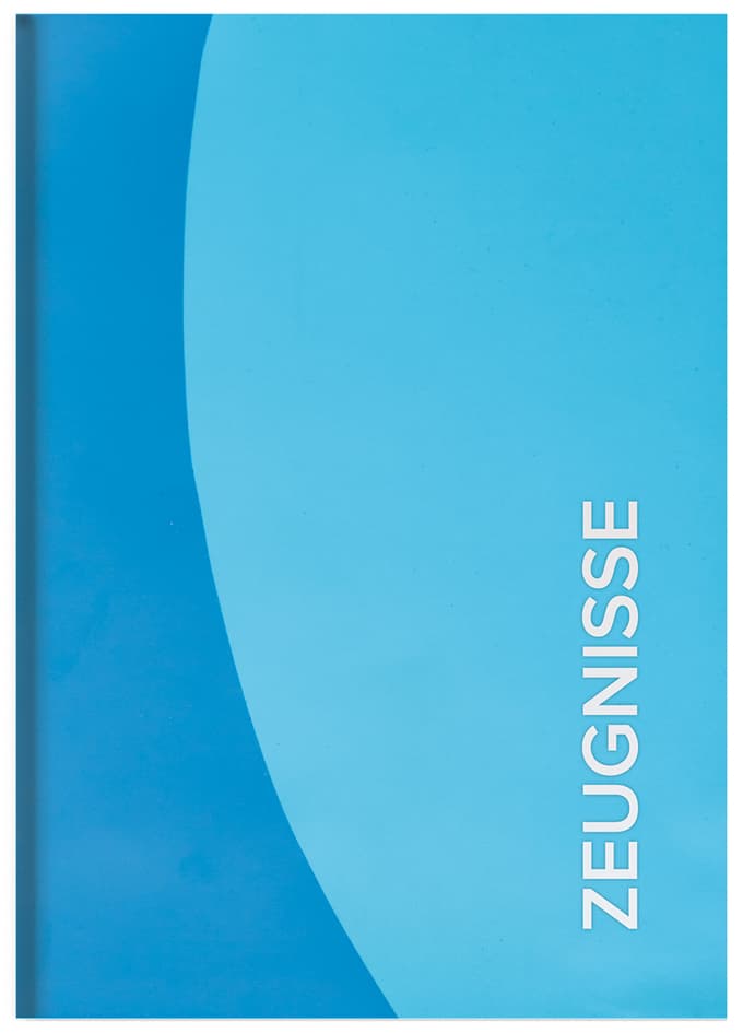 Roth Zeugnismappe Duo, Din A4, Blau