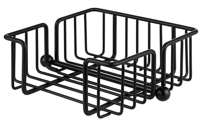 Aps Serviettenhalter Urban, Metall, Schwarz