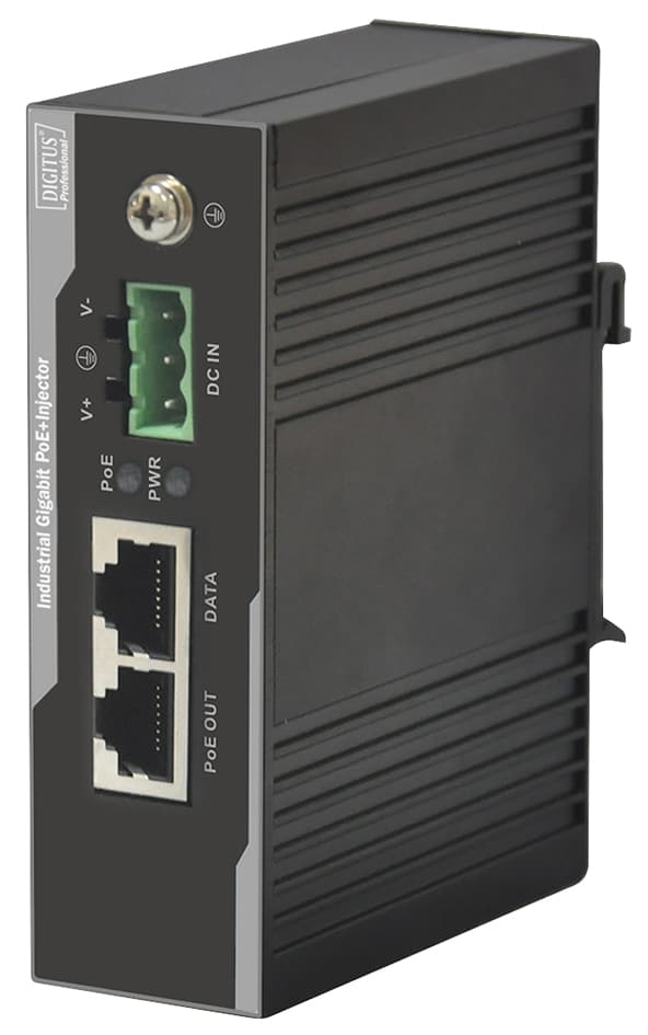 Digitus Industrieller Gigabit Poe+ Injektor 802.3 Af/At