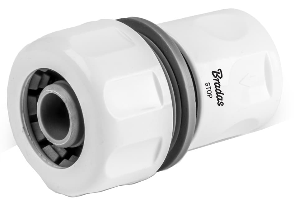 Bradas Schlauchkupplung White Line Mit Wasserstopp, 3/4,