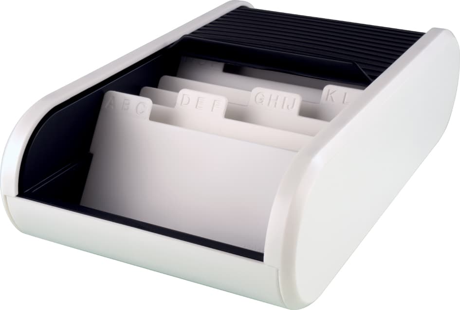 Helit Visitenkartenbox , The Personal, , Schwarz/Lichtgrau
