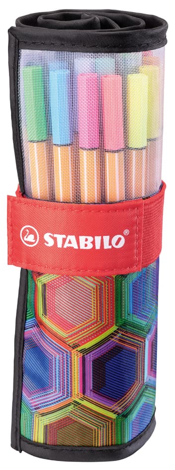 Stabilo Fineliner Point 88, 25er Rollerset Arty Edition