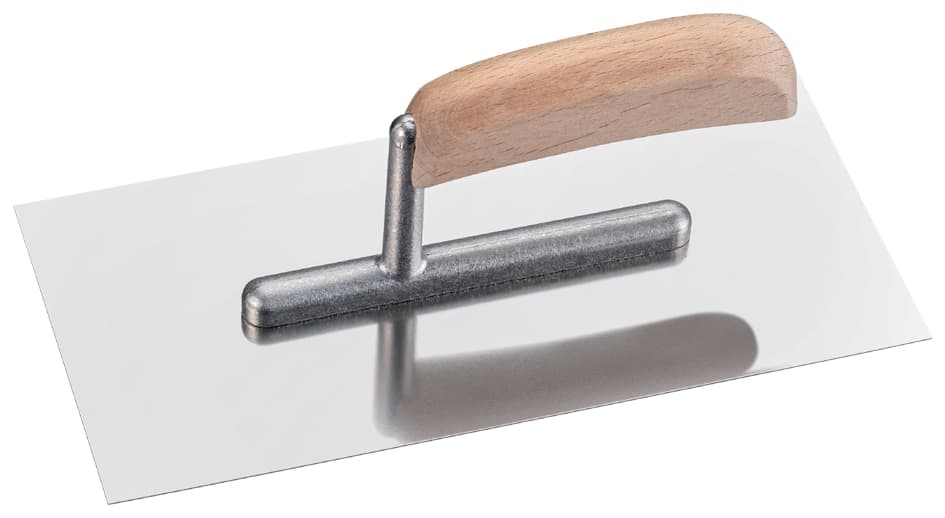 Westex Glättekelle Edelstahl, Holzgriff, 270 X 130 Mm