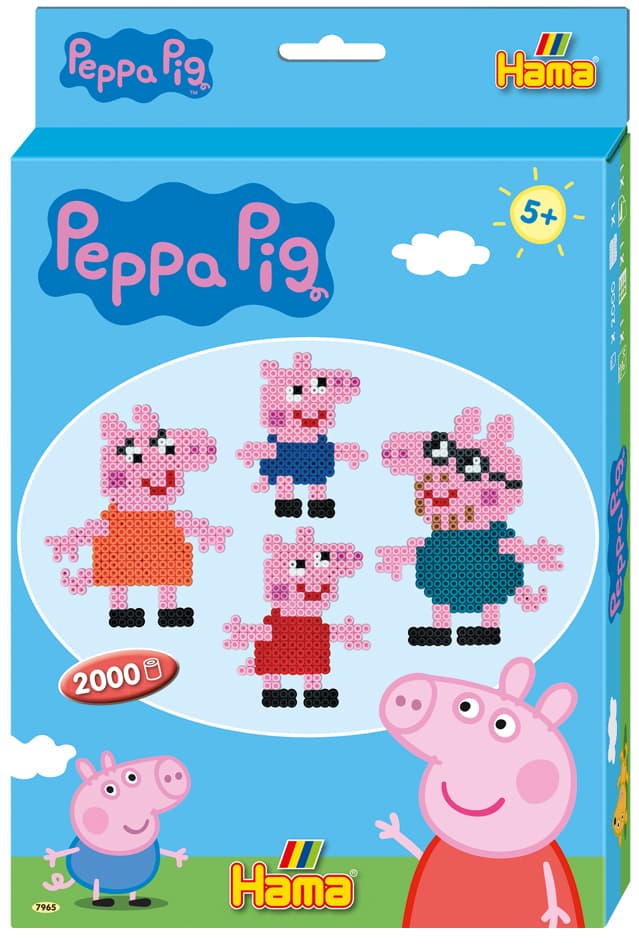 Hama Bügelperlen Midi , Peppa Wutz, , Geschenkpackung