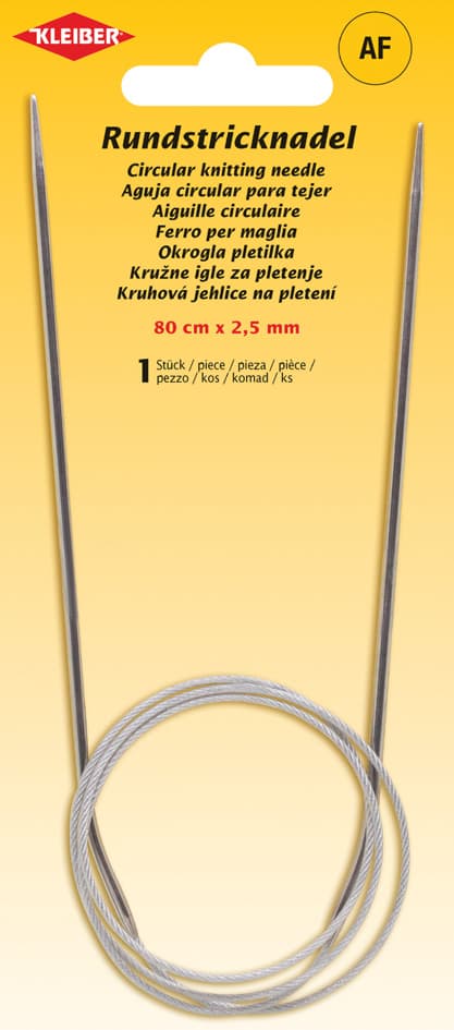Kleiber Rundstricknadel, 800 Mm X 2,5 Mm