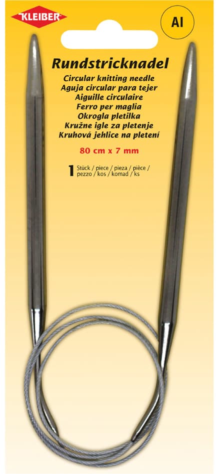 Kleiber Rundstricknadel, 800 Mm X 7,0 Mm