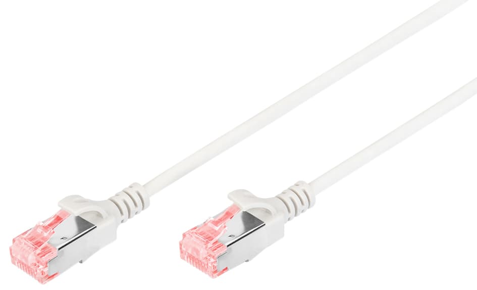 Digitus Slim Patchkabel, Kat. 6, U/Utp, 1,0 M, Grau