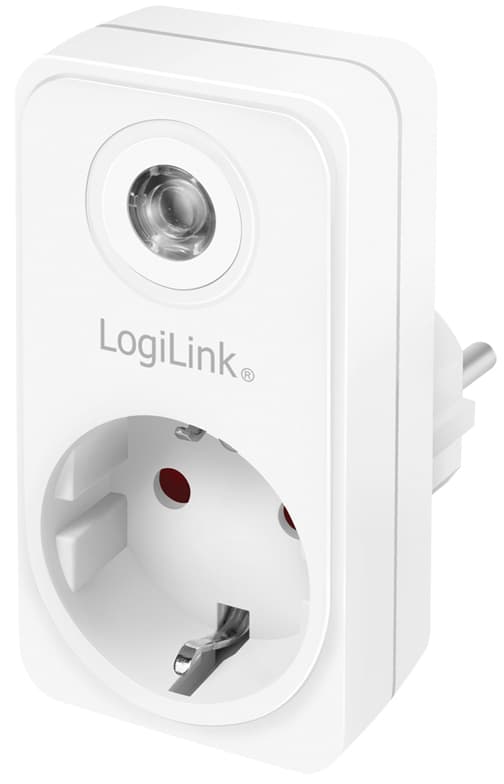 Logilink Adapterstecker Mit Dämmerungssensor, Weiß
