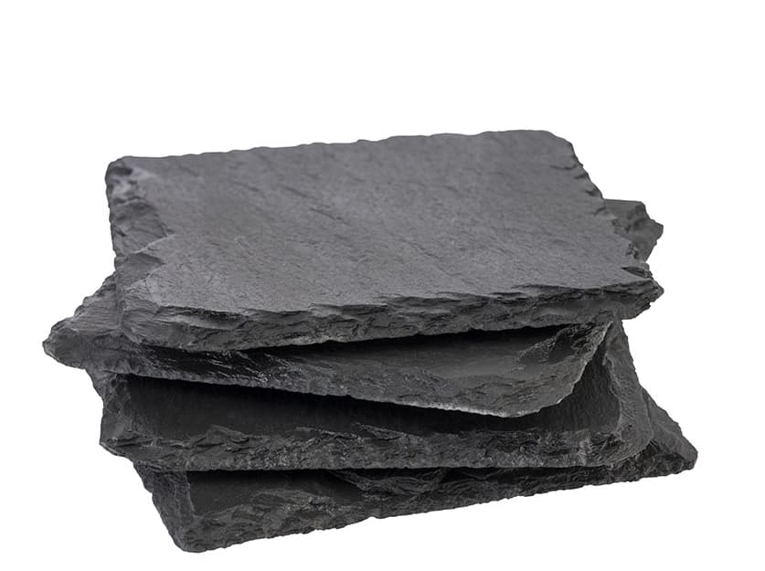 Aps Naturschieferplatten 4er-Set, (B)100 X (T)100 Mm