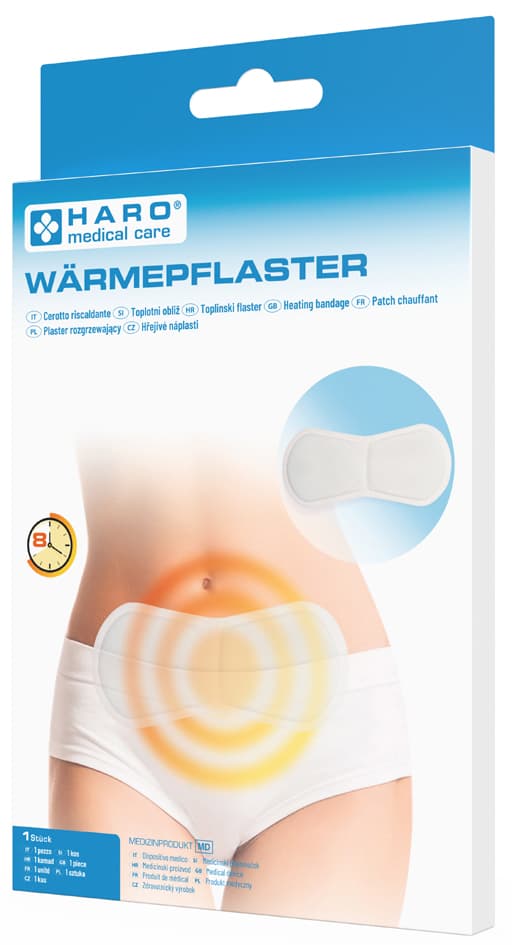 Haro Wärmepflaster, 220 X 95 Mm, Weiß