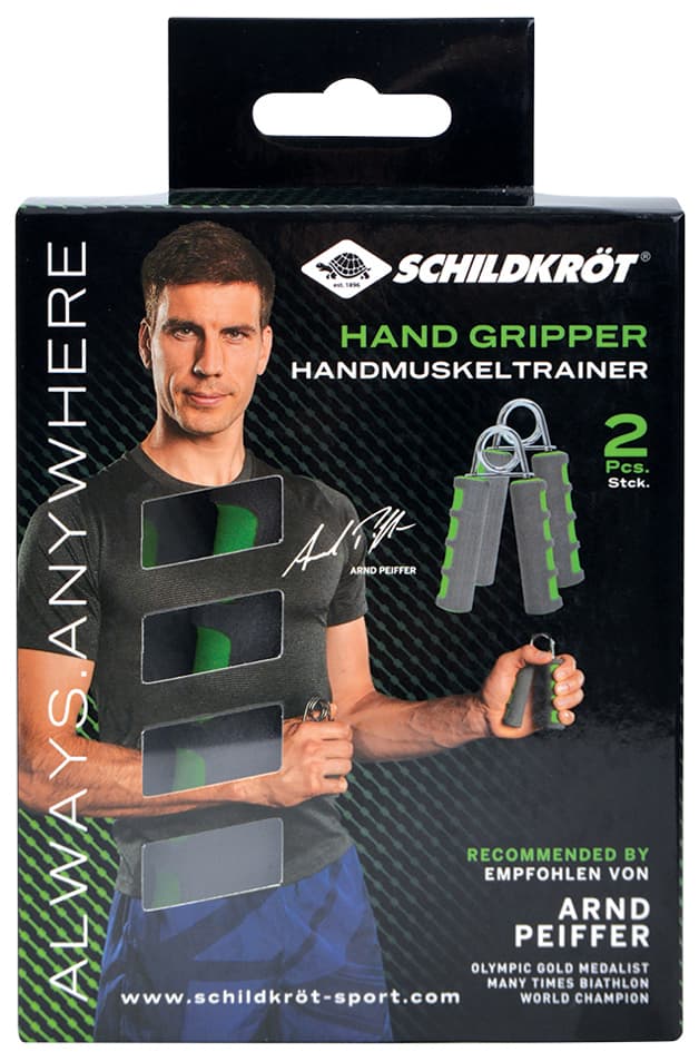 Schildkröt Handmuskeltrainer-Set, Anthrazit/Grün