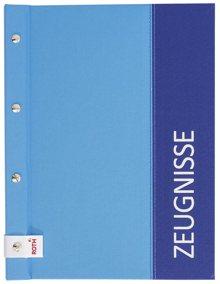 Roth Zeugnismappe , Spectrum, , Din A4, Blau