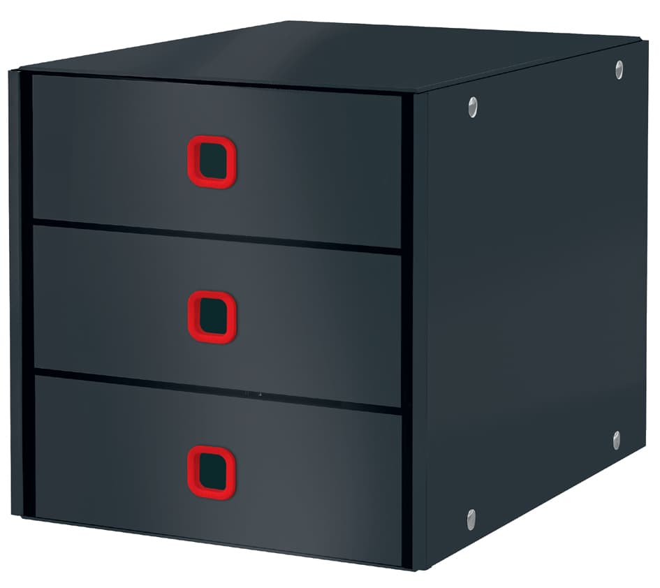 Leitz Schubladenbox Click & Store Cosy, 3 Schübe, Grau