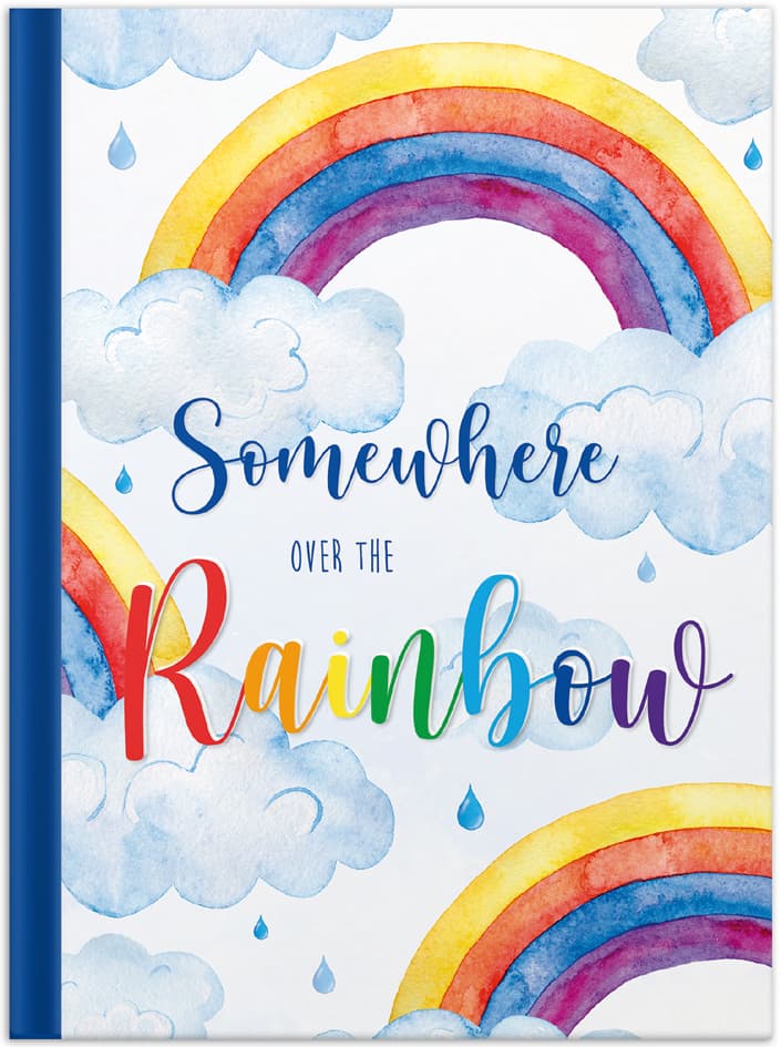 Rnk Verlag Notizbuch , Over The Rainbow, , Din A4, Blanko