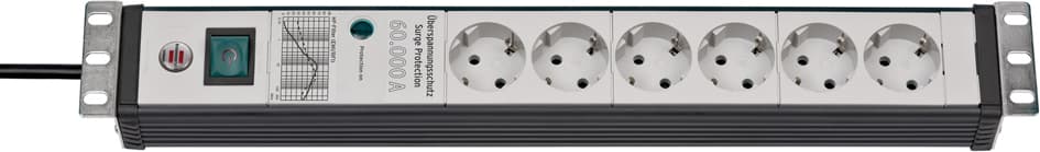 Brennenstuhl 19, Steckdosenleiste Premium-Line, 6-Fach