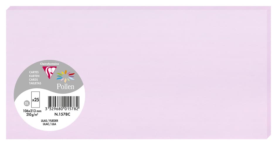 Pollen By Clairefontaine Karte Dl, Flieder