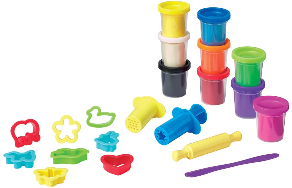 Maped Creativ Spielknete-Set Mit Knetzubehör, 21-Teilig
