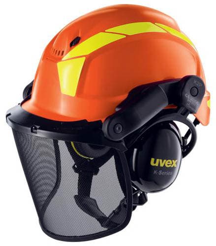 Uvex Schutzhelm Pheos Forestry, Orange