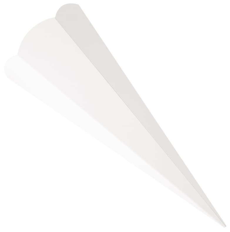 Folia Schultüten-Zuschnitt, 6-Eckig, 680 Mm, Weiß