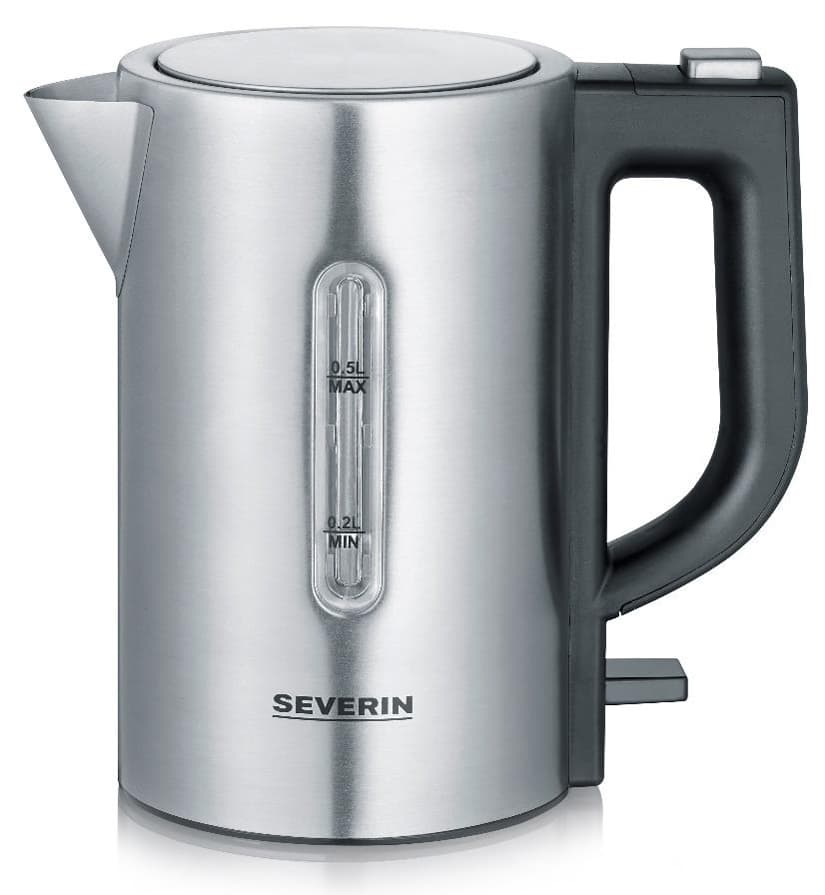 Severin Mini-Wasserkocher Wk 3647, 0,5 Liter, Edelstahl
