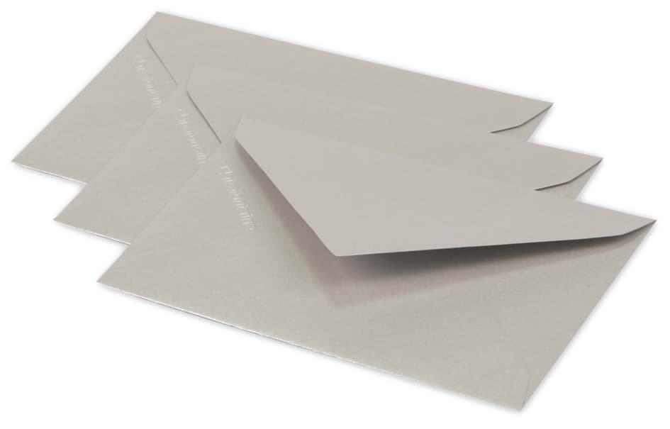 Pollen By Clairefontaine Briefumschlag Mini, Silber