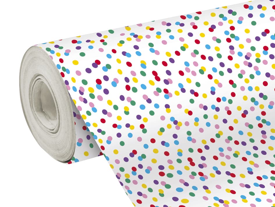 Clairefontaine Geschenkpapier , Punkte, , Secare-Rolle