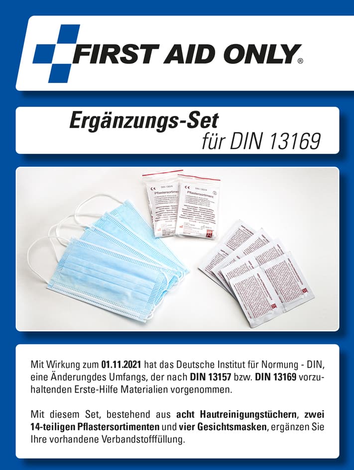 First Aid Only Ergänzungsset Für Normaktualisierung Din13169