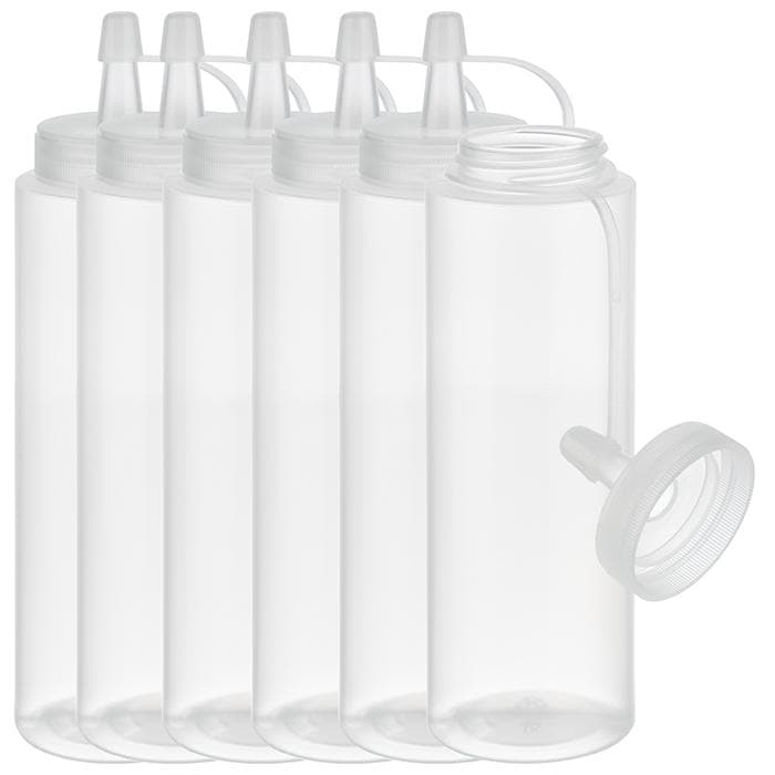 Aps Quetschflasche, 260 Ml, Transparent, 6er Set