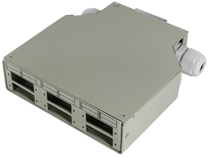 Logilink Lwl Hutschienen Spleißbox Für Lc- Oder Sc-Kupplung