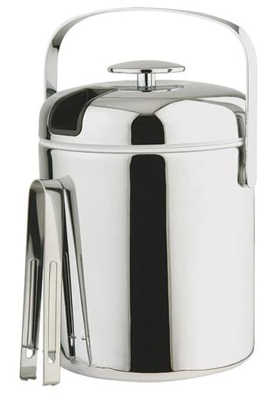 Aps Eiskühler-Set Polar, Aus Edelstahl, 1,3 Liter, Silber