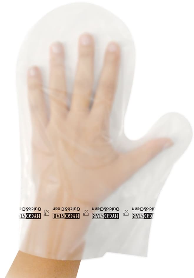 Hygostar Hygiene-Handschuh Fäustling, Aus Coex, Transparent