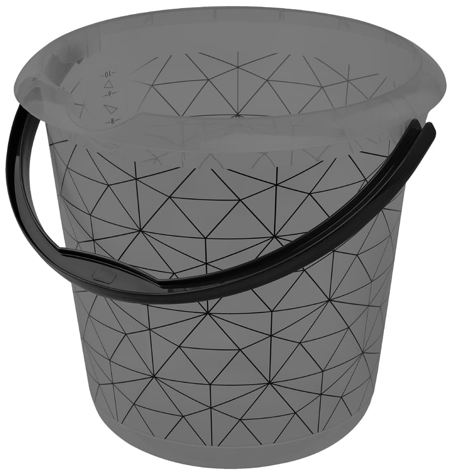 Keeeper Deco-Putzeimer Ilvie , Polygon, , Rund, 10 Liter