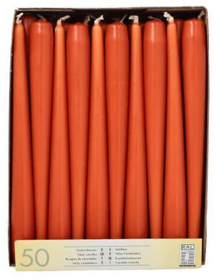 Starpak Leuchterkerzen, 22 Mm, Rost, 50er Pack