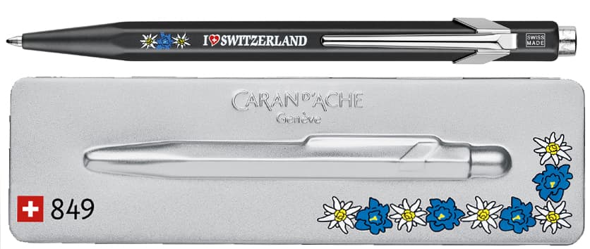 Caran D, Ache Druckkugelschreiber 849 Edelweiss