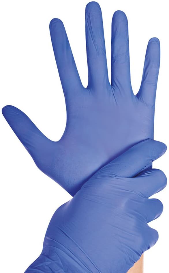Hygomed Untersuchungs-Handschuh Safe Virus, M, Blau
