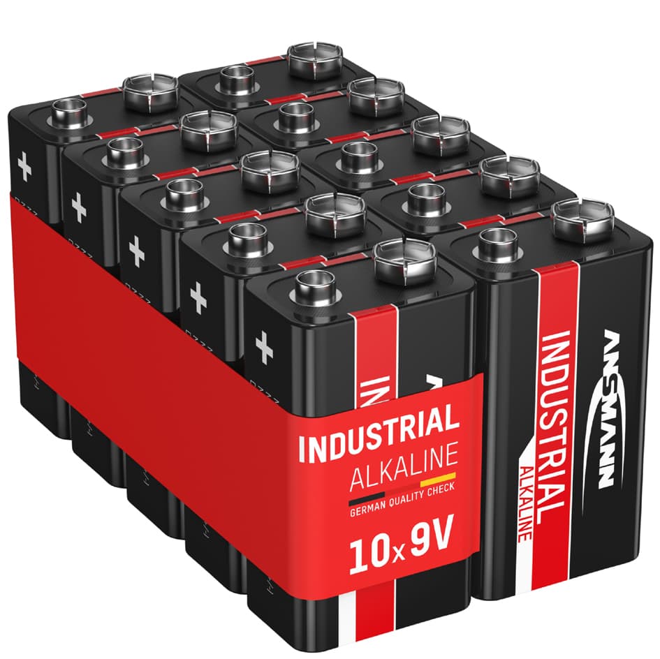 Ansmann Alkaline Batterie , Industrial, , E-Block, 10er Pack