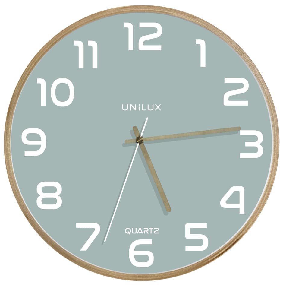 Unilux Wanduhr/Quarzuhr , Baltic, , Durchmesser: 315 Mm, Grün