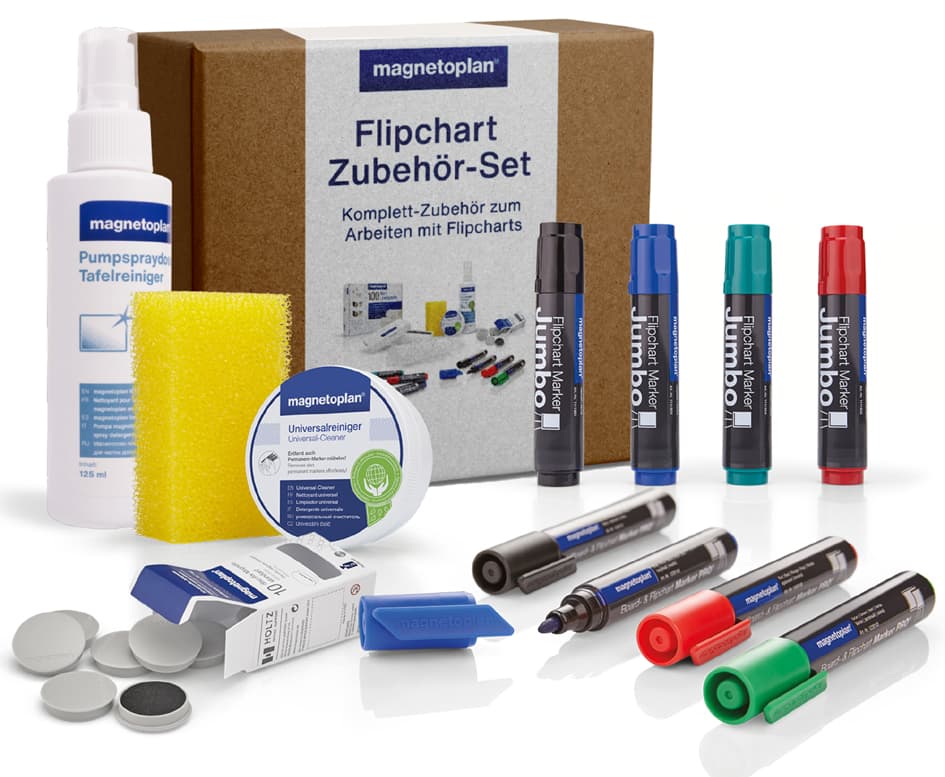 Magnetoplan Flipchart Zubehör-Set