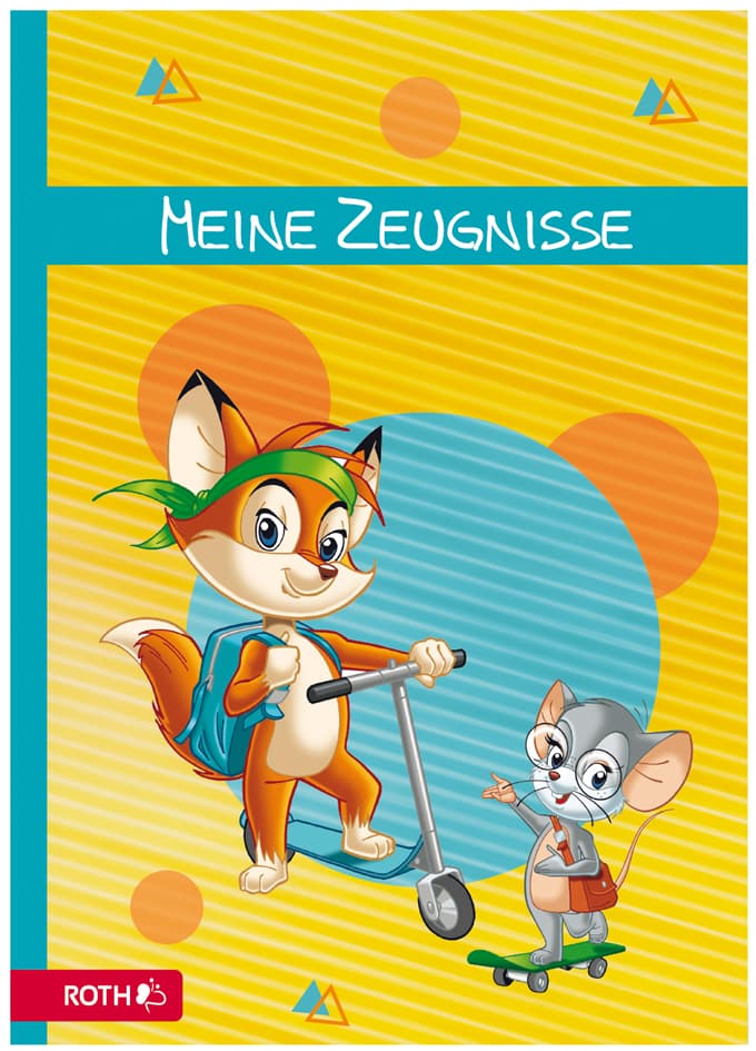 Roth Zeugnismappe , Fredo & Fitzi, , Din A4, Mit Design