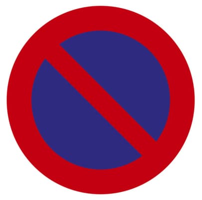 Exacompta Hinweisschild , Parkverbot,