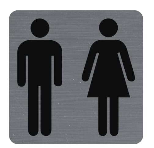 Exacompta Hinweisschild , Toiletten Damen/Herren,