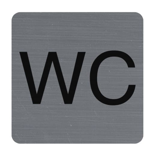 Exacompta Hinweisschild , Wc,
