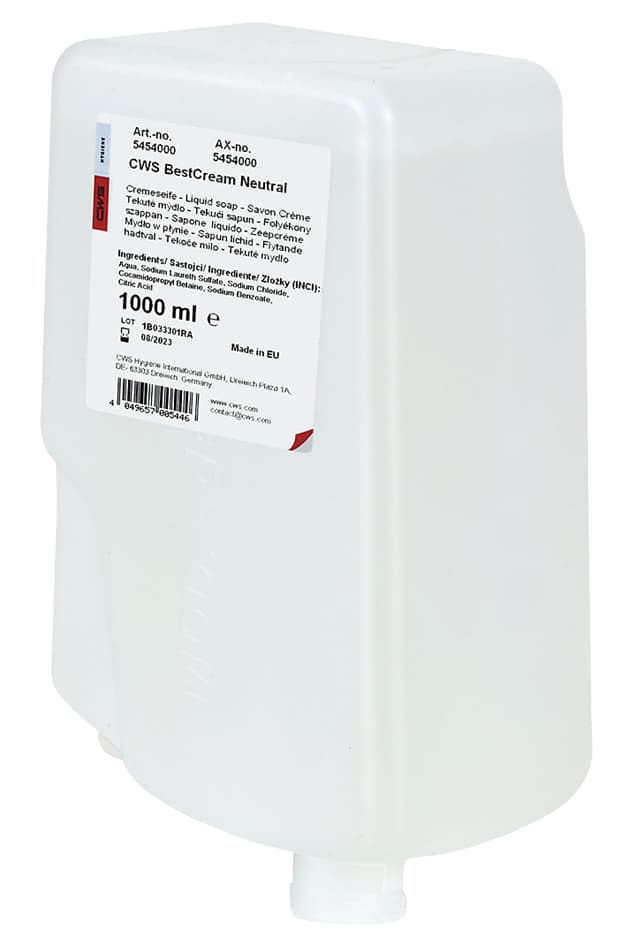 Cws Seifencreme Bestcream, Farblos, 500 Ml