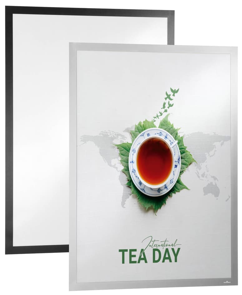 Durable Info-Rahmen Duraframe Poster 500 X 700 Mm, Silber