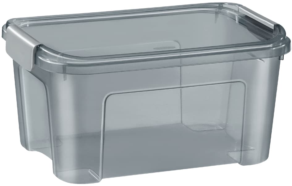 Cep Aufbewahrungsbox Shadow, 13 Liter, Transparent Rauchgrau