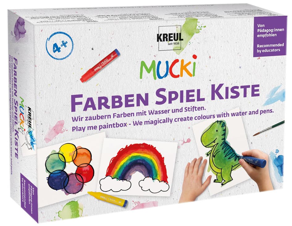 Kreul Aquarellmalstifte , Mucki, , Farben Spiel Kiste Set