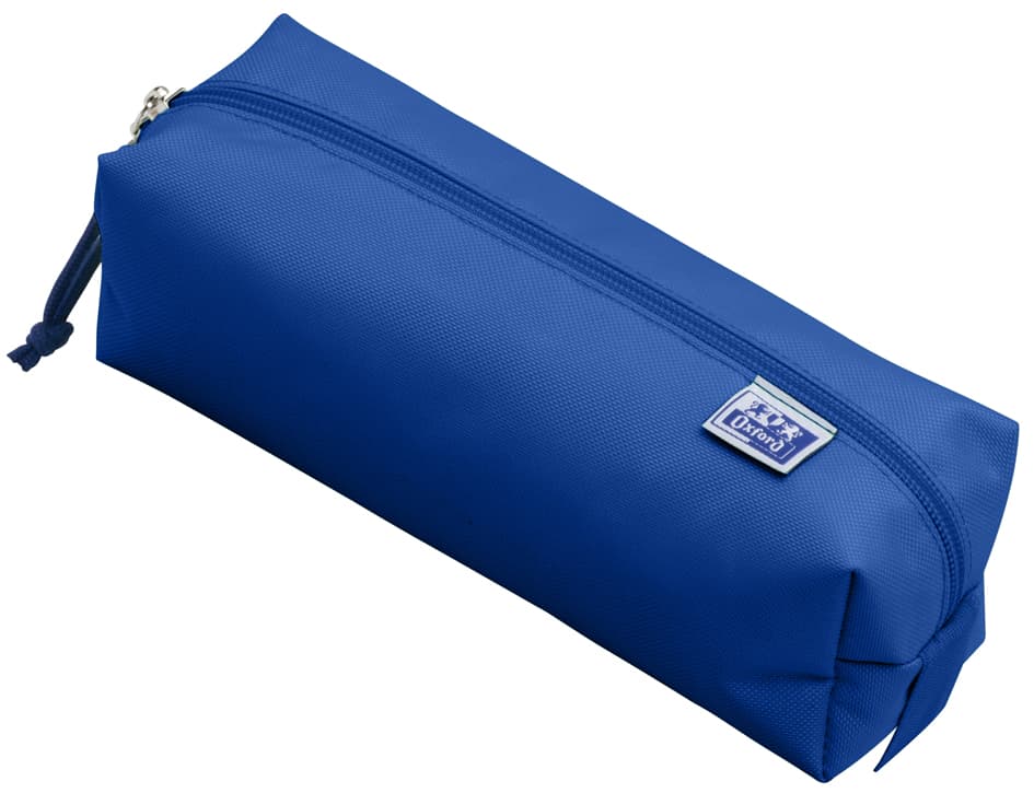 Oxford Schlamper-Etui, Polyester, Rechteckig, Groß, Blau